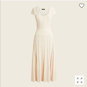 Jcrew ribbed scoop neck dress